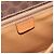 Céline Borsa a Spalla CELINE Macadam Canvas PVC Pelle Marrone Oro Auth 181854 D'oro - vista 12