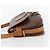 Céline Borsa a Spalla CELINE Macadam Canvas PVC Pelle Marrone Oro Auth 181854 D'oro - vista 3