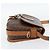 Céline Borsa a Spalla CELINE Macadam Canvas PVC Pelle Marrone Oro Auth 181854 D'oro - vista 4