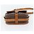 Céline Borsa a Spalla CELINE Macadam Canvas PVC Pelle Marrone Oro Auth 181854 D'oro - vista 5
