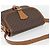 Céline Borsa a Spalla CELINE Macadam Canvas PVC Pelle Marrone Oro Auth 181854 D'oro - vista 6