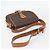 Céline Borsa a Spalla CELINE Macadam Canvas PVC Pelle Marrone Oro Auth 181854 D'oro - vista 7