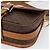 Céline Borsa a Spalla CELINE Macadam Canvas PVC Pelle Marrone Oro Auth 181854 D'oro - vista 9