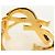 Bracciale SAINT LAURENT Cassandra metallo Gold Auth yk20367M D'oro - vista 11