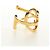 Bracciale SAINT LAURENT Cassandra metallo Gold Auth yk20367M D'oro - vista 5