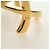 Bracciale SAINT LAURENT Cassandra metallo Gold Auth yk20367M D'oro - vista 7