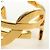 Bracciale SAINT LAURENT Cassandra metallo Gold Auth yk20367M D'oro - vista 8
