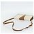 Bolsa de Ombro GUCCI GG Supreme PVC Branco Ouro 904 02 050 Auth 182377 Dourado - vista 7