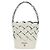 Borsa a Spalla PRADA in Pelle Bianca Auth 181616SM Bianco - vista 13
