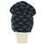 Cappello CHANEL Tweed Navy CC Auth 182058M Blu navy - vista 2