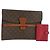 LOUIS VUITTON Monogram Epi Day Planner Cover Briefcase 2 Set Red LV Auth mr2456 Rouge Monogramme