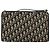Borsa a tracolla Christian Dior Trotter Canvas Navy Gold Auth BA13143 D'oro Blu navy - vista 2