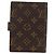 LOUIS VUITTON Monogram Agenda Koala PM Planner Cover Pink R21013 Auth 180916M Rosa Monograma - vista 2