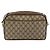 Bolso GUCCI GG Supreme Web Sherry Line PVC Beige Oro 001 56 0860 Auth 180110 Dorado - vista 2