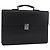 Borsa Business GUCCI in pelle nera argento 015 0235 Auth 180056 Nero