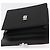 Borsa Business GUCCI in pelle nera argento 015 0235 Auth 180056 Nero - vista 18