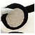CHANEL COCO Paraorecchie in Tessuto e Lana Nero Bianco CC Autentico yk20385SAV - vista 9