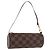 LOUIS VUITTON Damier Ebene Papillon Pouch LV Auth 182825