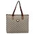 Borsa Tote GUCCI GG Plus Supreme Web Sherry Line PVC Beige Rosso Verde Auth 182365 - vista 13