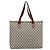 Borsa Tote GUCCI GG Plus Supreme Web Sherry Line PVC Beige Rosso Verde Auth 182365 - vista 2