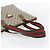 Borsa Tote GUCCI GG Plus Supreme Web Sherry Line PVC Beige Rosso Verde Auth 182365 - vista 7