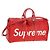 LOUIS VUITTON Epi Supreme Keepall Bandouliere 45 Boston Bag M53419 Auth 181998SM Rosso