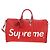 LOUIS VUITTON Epi Supreme Keepall Bandouliere 45 Boston Bag M53419 Auth 181998SM Rosso - vista 13