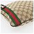 Borsa a tracolla GUCCI GG Canvas Web Sherry Line Beige Oro Rosso 144388 Auth 182113A D'oro - vista 14