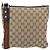 Borsa a tracolla GUCCI GG Canvas Web Sherry Line Beige Oro Rosso 144388 Auth 182113A D'oro - vista 2