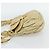 Bolsa Miu Miu Matelasse de couro 2way Yellow Gold Auth 182016V Dourado Amarelo - vista 3