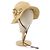 Cappello Miu Miu in Raffia M Beige Auth 182227A