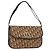 Borsa a Spalla Christian Dior Trotter Canvas Beige Oro Auth 182811 D'oro