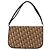 Borsa a Spalla Christian Dior Trotter Canvas Beige Oro Auth 182811 D'oro - vista 2