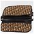 Borsa a Spalla Christian Dior Trotter Canvas Beige Oro Auth 182811 D'oro - vista 9