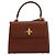 Céline Borsa CELINE in pelle 2way Marrone Oro Auth 181564A D'oro - vista 13