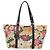 Borsa Tote FENDI Zucchino Canvas Multicolor Oro Auth 181617SAV Multicolore D'oro - vista 13