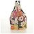 Borsa Tote FENDI Zucchino Canvas Multicolor Oro Auth 181617SAV Multicolore D'oro - vista 3