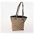 GUCCI GG Canvas Web Sherry Line Tasche Canvas 3 Set Beige Red black Auth 181811 Schwarz Rot - Ansicht 2