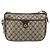 GUCCI GG Supreme Web Sherry Line Tasche PVC Beige Gold 89 02 077 Auth BA13151 Golden - Ansicht 13