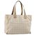 CHANEL Nuova Borsa Tote Travel in Nylon Beige Oro CC Auth 180904 D'oro