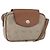 Borsa a tracolla Christian Dior Honeycomb Canvas PVC Beige Argento Auth BA13067