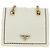 Borsa a Spalla con Catena PRADA Nylon Bianco Oro Auth 181426V D'oro - vista 13
