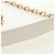 Borsa a Spalla con Catena PRADA Nylon Bianco Oro Auth 181426V D'oro - vista 8