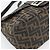 FENDI Zucca Canvas Mamma Baguette Borsa a Spalla Nero Marrone Auth 181898V - vista 15