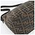 FENDI Zucca Canvas Mamma Baguette Borsa a Spalla Nero Marrone Auth 181898V - vista 17