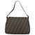 FENDI Zucca Canvas Mamma Baguette Borsa a Spalla Nero Marrone Auth 181898V - vista 2