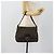 FENDI Zucca Canvas Mamma Baguette Borsa a Spalla Nero Marrone Auth 181898V - vista 23