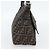 FENDI Zucca Canvas Mamma Baguette Borsa a Spalla Nero Marrone Auth 181898V - vista 3