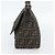 FENDI Zucca Canvas Mamma Baguette Borsa a Spalla Nero Marrone Auth 181898V - vista 4
