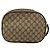 Clutch GUCCI GG Supreme Web Sherry Line in PVC Beige Oro 89 01 034 Auth 180063 D'oro - vista 2